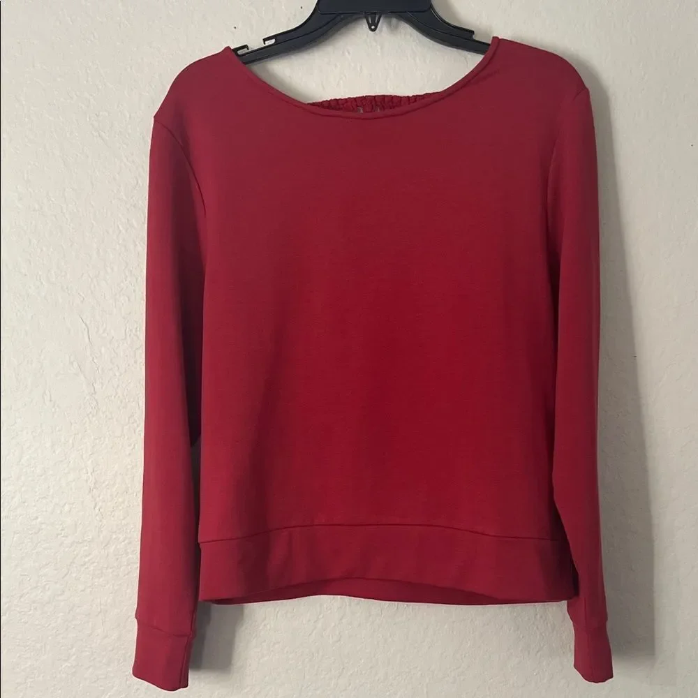 Carbon38 Legion Pullover Sweatshirt Macrame Crochet Back in Size XS